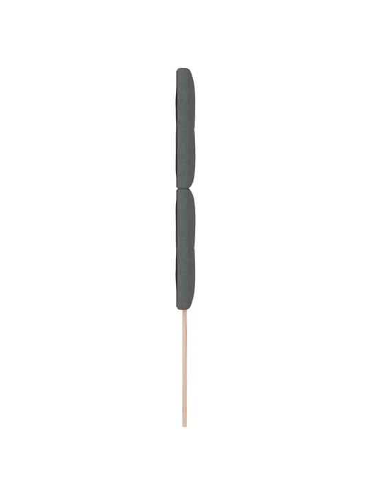 Voodipeats LED tuledega tumehall 100 cm kangas