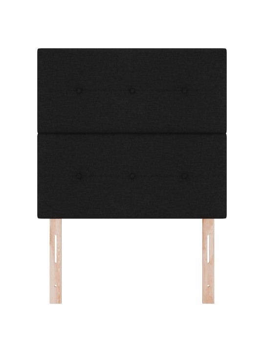 LED tuledega voodipeats must 100 cm kangas