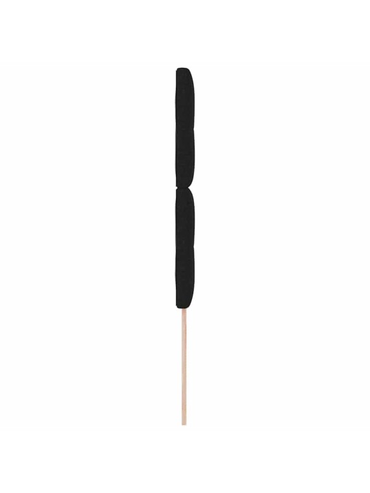LED tuledega voodipeats must 100 cm kangas