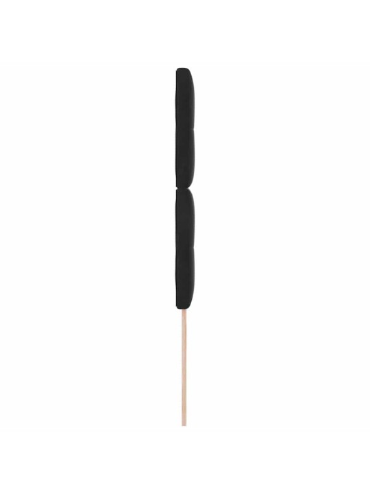 Voodipeats LED tuledega reguleeritav must 100 cm samet