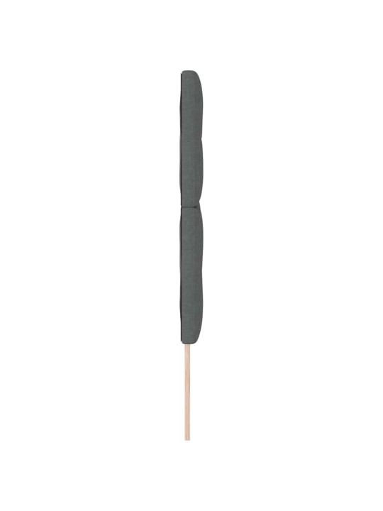 Voodipeats LED tuledega tumehall 160 cm kangas