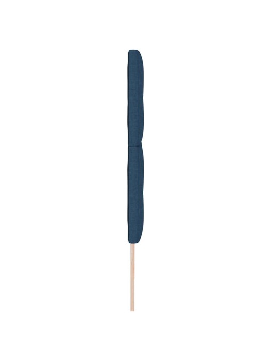 Voodipeats LED tuledega manuaalne sinine 180 cm kangas