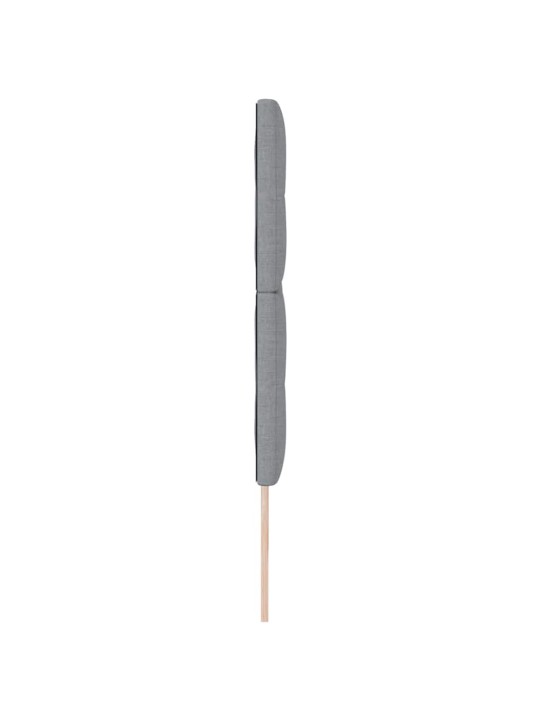 Voodipeats LED tuledega helehall 200 cm kangas