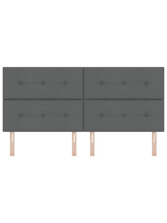 Voodipeats LED tuledega tumehall 200 cm kangas