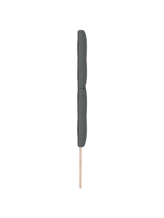 Voodipeats LED tuledega tumehall 200 cm kangas