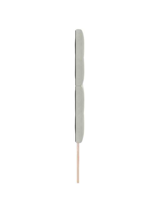 Voodipeats LED tuledega helehall 100 cm samet