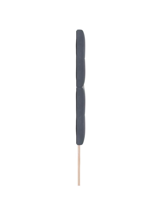 Voodipeats LED tuledega reguleeritav hall 100 cm samet