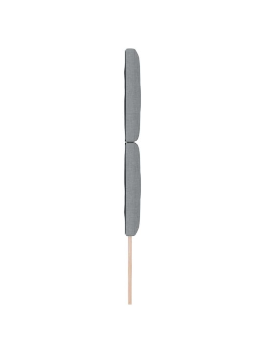 Voodipeats LED tuledega helehall 80 cm kangas