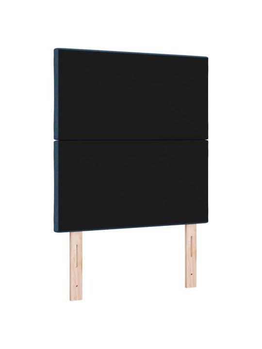 Voodipeats LED tuledega reguleeritav sinine 80 cm kangas