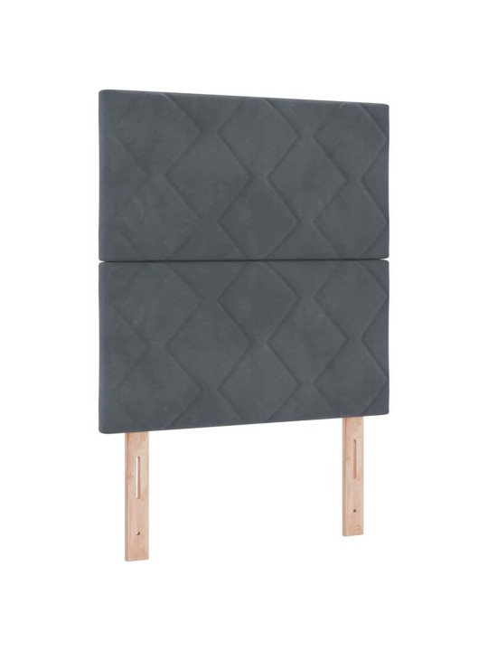 Led peaplaat led -ribatuledega geometric tumehall 80 cm samet