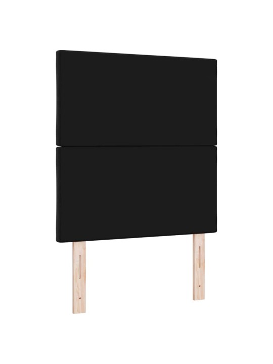 Led peaplaat led -ribatuledega geometric peaga must 80 cm samet