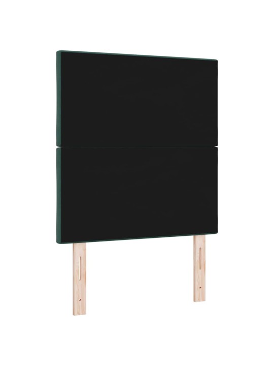 Led peaplaat led -ribatuledega peaga tumeroheline 80 cm samet