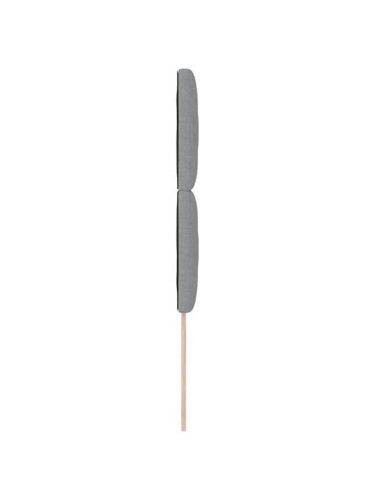 Voodipeats LED tuledega helehall 90 cm kangas