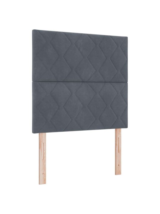 Led peaplaat led -ribatuledega geometric tumehall 90 cm samet