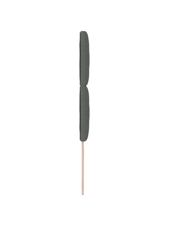 Voodipeats LED tuledega reguleeritav hall 100 cm kangas