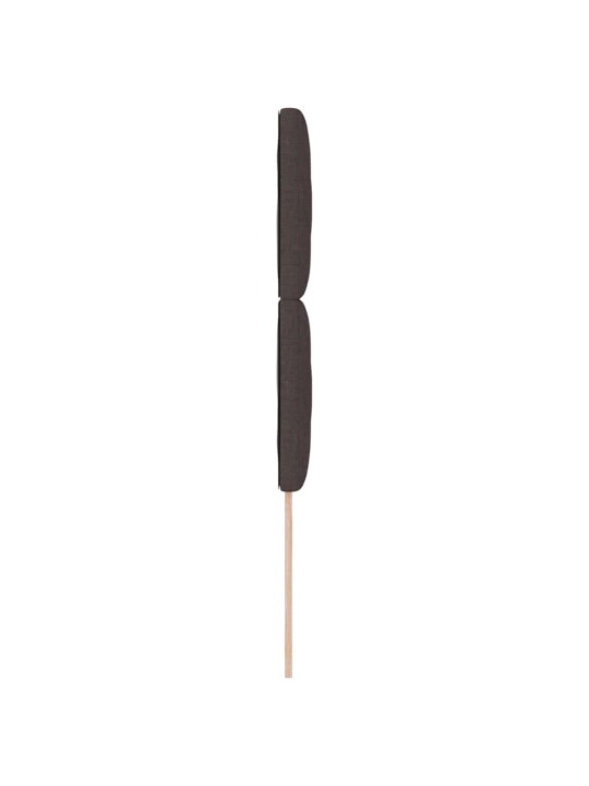 Voodipeats LED tuledega reguleeritav pruun 100 cm kangas