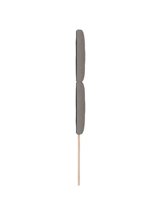 Voodipeats LED tuledega pruunikashall 100 cm kangas