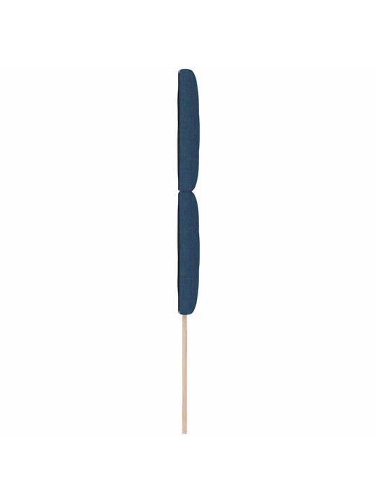 Voodipeats LED tuledega reguleeritav sinine 100 cm kangas