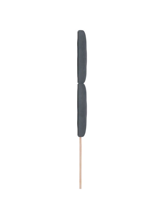 Led peaplaat led -ribatuledega geometric tumehall 100 cm samet