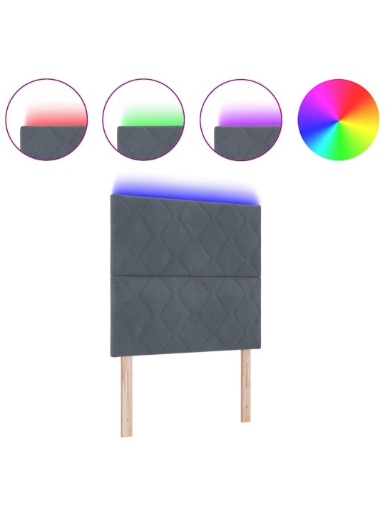 Led peaplaat led -ribatuledega geometric tumehall 100 cm samet