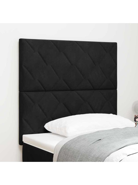 Led peaplaat led -ribatuledega geometric must 100 cm samet