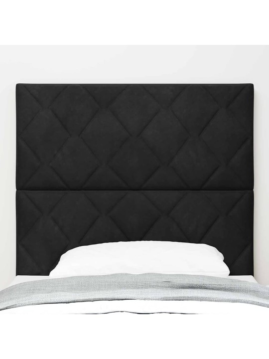 Led peaplaat led -ribatuledega geometric must 100 cm samet