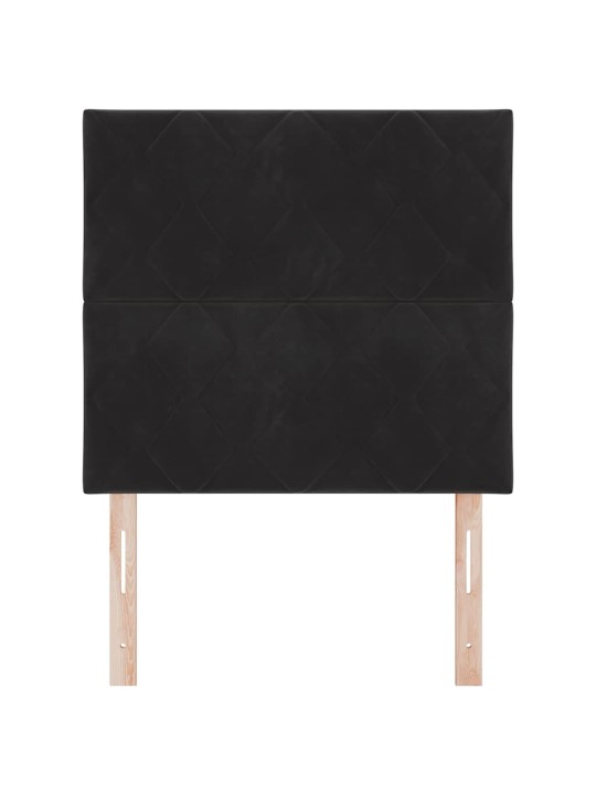 Led peaplaat led -ribatuledega geometric must 100 cm samet