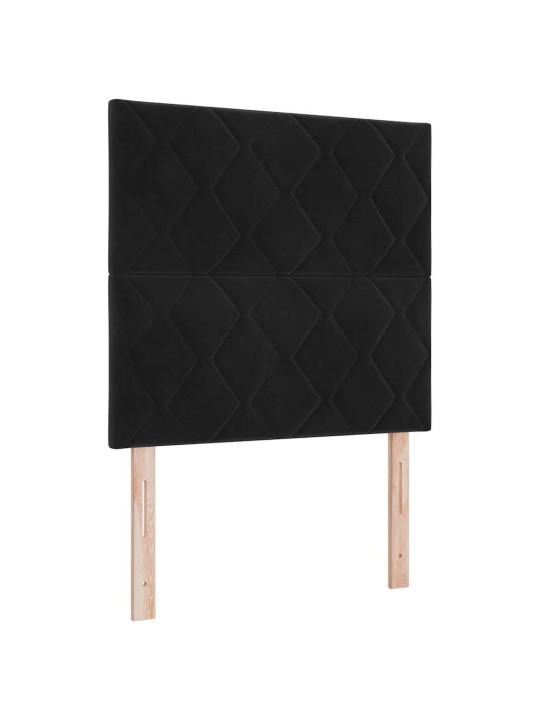 Led peaplaat led -ribatuledega geometric must 100 cm samet