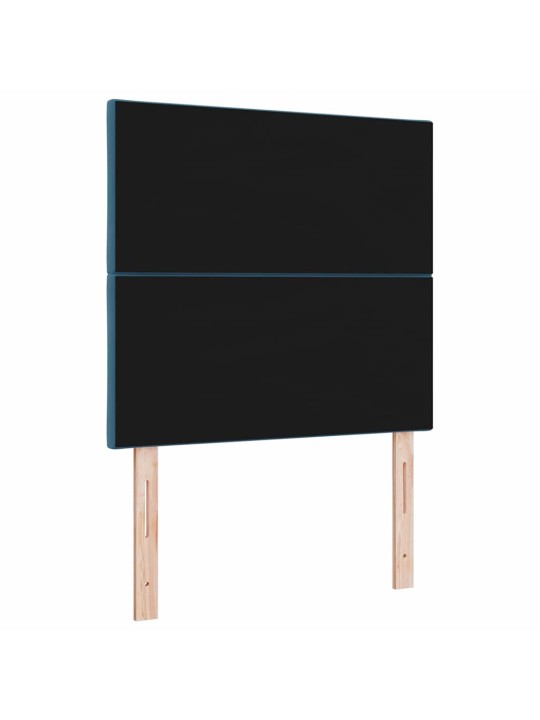 Led peaplaat led -ribatuledega peaga tumesinine 100 cm samet