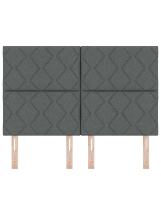 Voodipeats LED tuledega reguleeritav hall 144 cm kangas