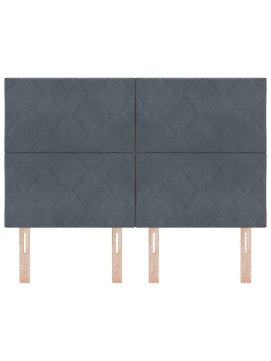 Led peaplaat led -ribatuledega geometric tumehall 144 cm samet