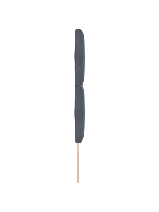 Led peaplaat led -ribatuledega geometric tumehall 144 cm samet