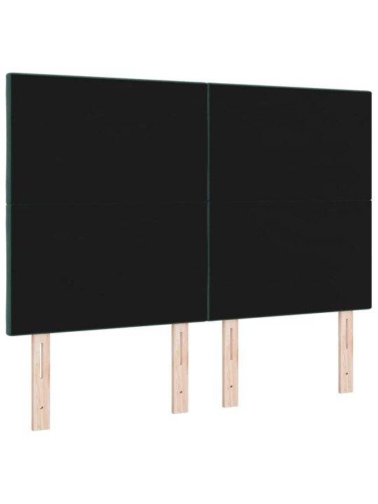 Led peaplaat led -ribatuledega peaga tumeroheline 144 cm samet