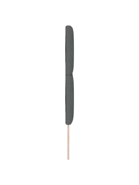 Voodipeats LED tuledega reguleeritav hall 160 cm kangas