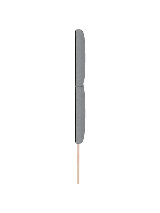 Voodipeats LED tuledega helehall 180 cm kangas