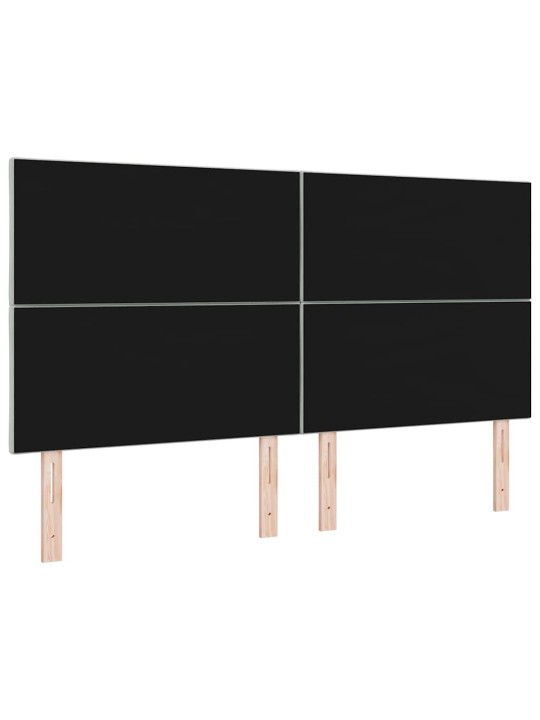 Led peaplaat led -ribatuledega geometric helehall 180 cm samet