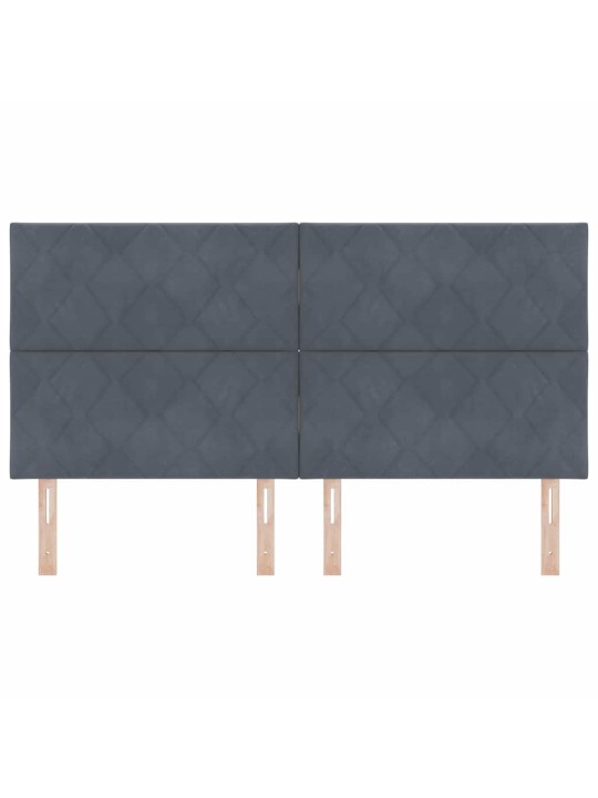 Led peaplaat led -ribatuledega geometric tumehall 180 cm samet