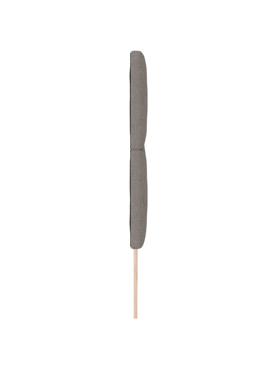 Voodipeats LED tuledega pruunikashall 200 cm kangas