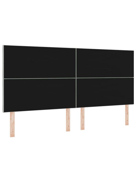 Led peaplaat led -ribatuledega geometric helehall 200 cm samet