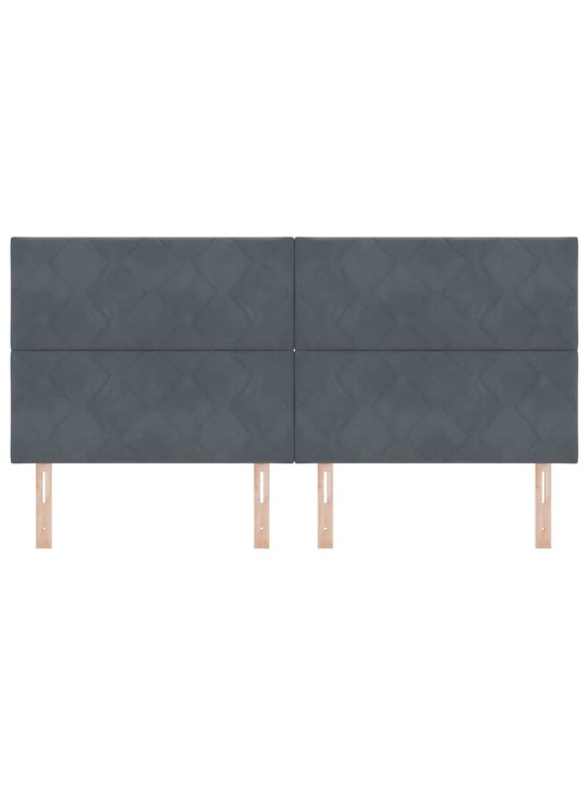 Led peaplaat led -ribatuledega geometric tumehall 200 cm samet
