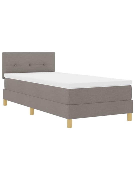 Vedruvoodi madratsiga peaga pruunikashall 90 x 200 cm kangas