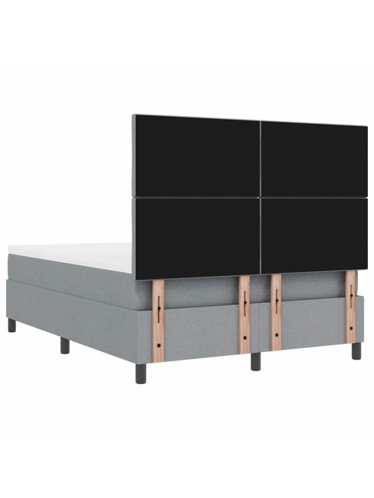 Kontinentaalvoodi madratsiga helehall 140 x 200 cm kangas