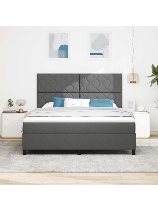 Kontinentaalvoodi madratsiga tumehall 180 x 200 cm kangas