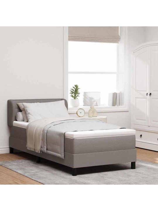 Vedruvoodi madratsiga peaga pruunikashall 80 x 200 cm kangas