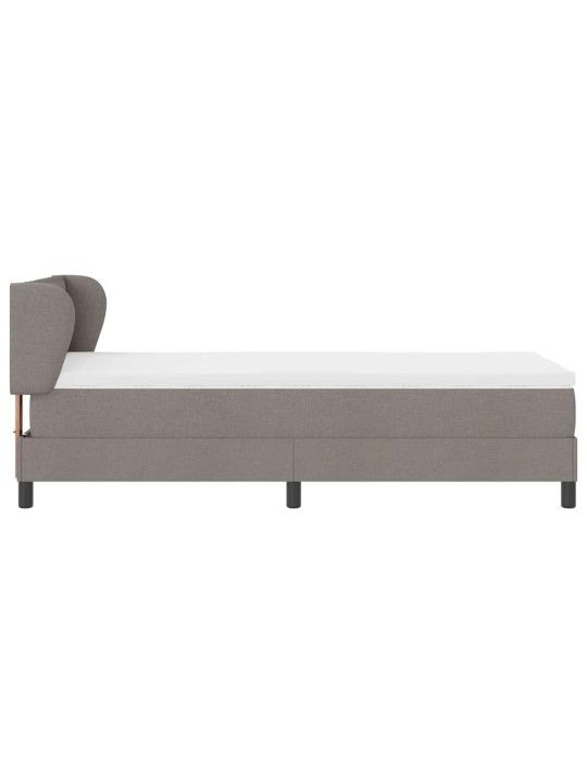 Vedruvoodi madratsiga peaga pruunikashall 80 x 200 cm kangas