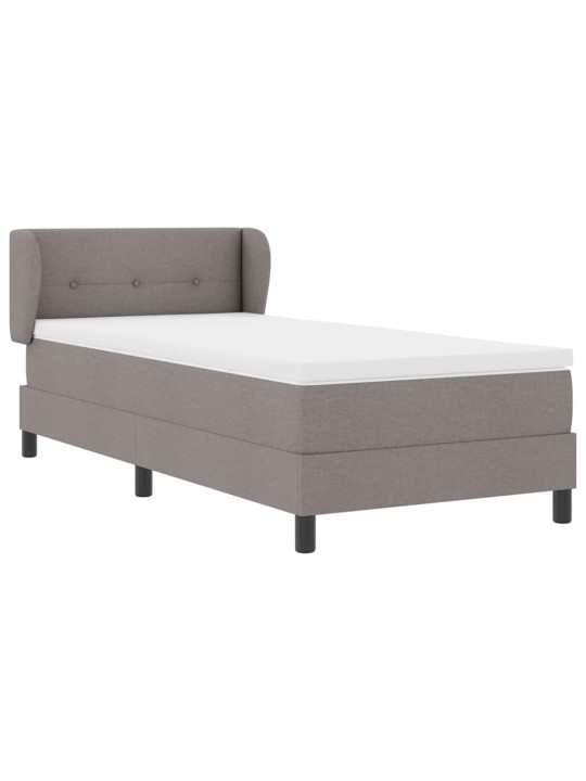 Vedruvoodi madratsiga peaga pruunikashall 80 x 200 cm kangas