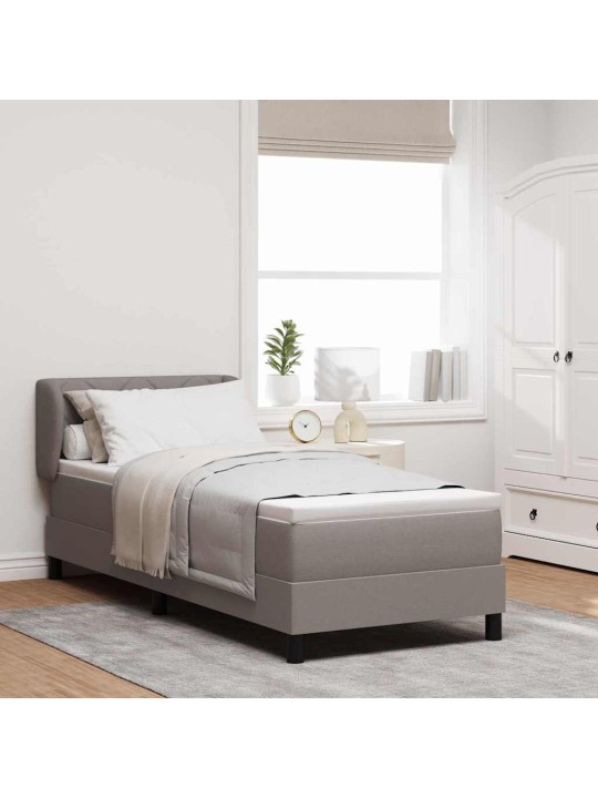 Vedruvoodi madratsiga peaga pruunikashall 80 x 200 cm kangas