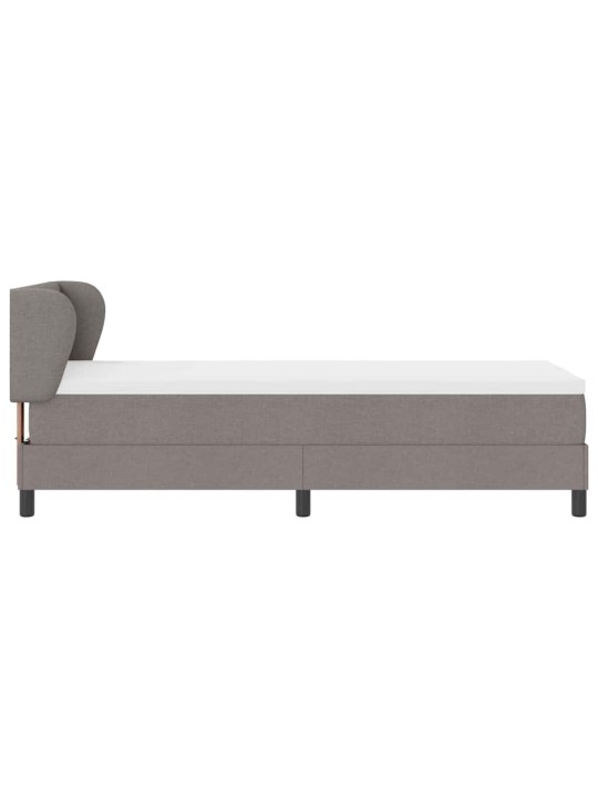 Vedruvoodi madratsiga peaga pruunikashall 80 x 200 cm kangas