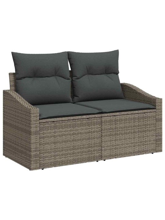 Aia söögilaudade komplekt 11 tk hall ja pruun 100 x 55 x 73 cm