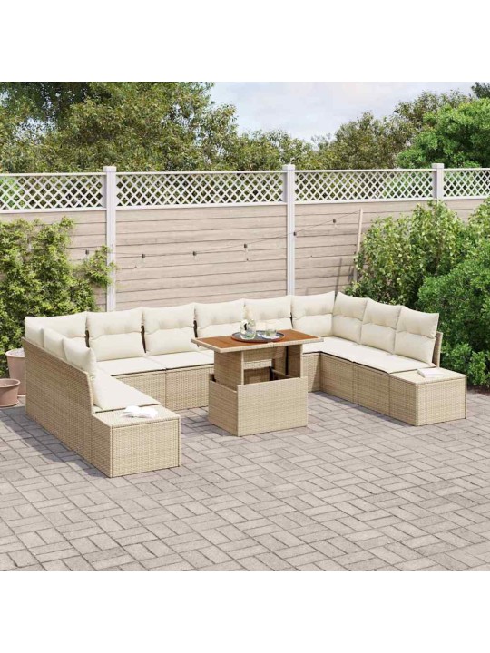 Aia diivanikomplekt 11 tk beez ja koor 100 x 55 x 73 cm